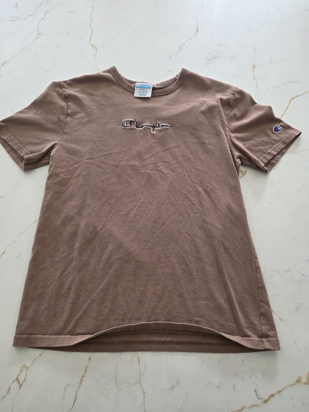 Champion Desert Tee Small Pre Owned VG Deset Tan Color - Picture 6 of 6